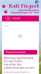 Mobile Screenshot of naturheilpraxis-fuer-tiere.de