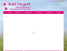 Tablet Screenshot of naturheilpraxis-fuer-tiere.de